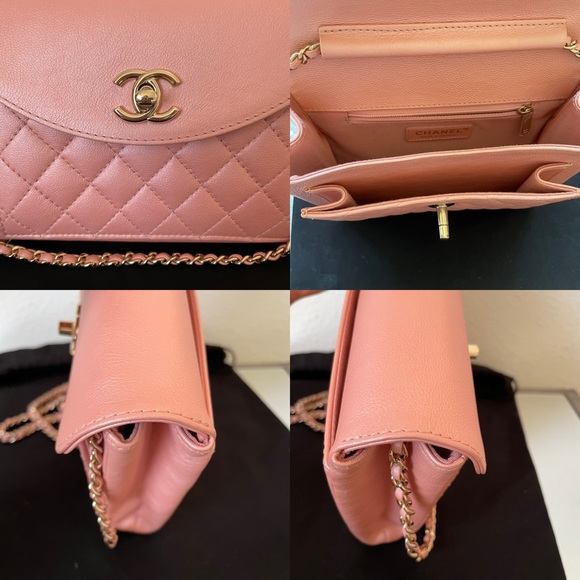 Chanel Pink Iridescent Calfskin smart  crossbody - Picture 14 of 16